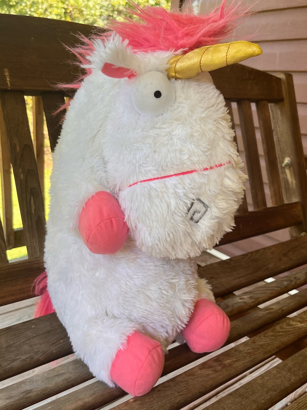 Large it’s so fluffy dispicable me unicorn authentic universal studios plush